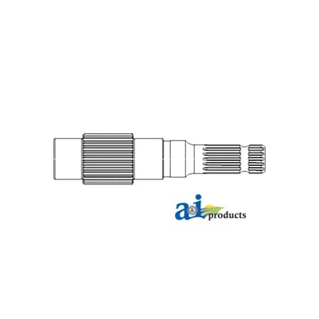 A & I Products Output Shaft, PTO Drop Box 4.3" x4.9" x14.5" A-A153058